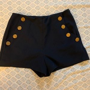 AQUA , Navy shorts